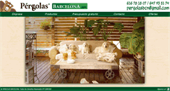 Desktop Screenshot of pergolasbarcelona.com
